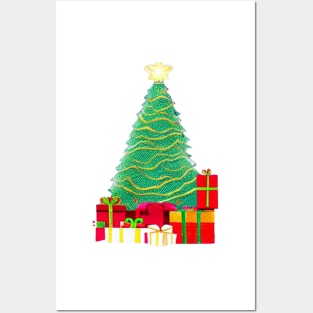 Christmas tree Posters and Art